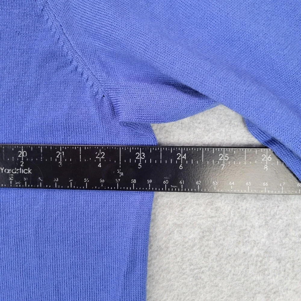Polo Golf Ralph Lauren Sweater Mens L Blue Merino Wool Crewneck Ivy Golf Club 2